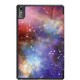 For Lenovo Tab P11 Gen 2 Pattern Printing PU Leather Protective Cover Trifold Stand Smart Tablet Case with Auto Wake / Sleep - Galaxy Lenovo Cases Mobile Tablet
