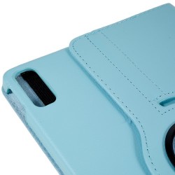 For Lenovo Tab P11 Gen 2 Rotary Tablet Case Stand PU Leather Drop-proof Tablet Cover with Elastic Band - Baby Blue For Lenovo Tab P11 Gen 2 Rotary Tablet Case Stand PU Leather Drop-proof Tablet Cover with Elastic Band - Baby Blue