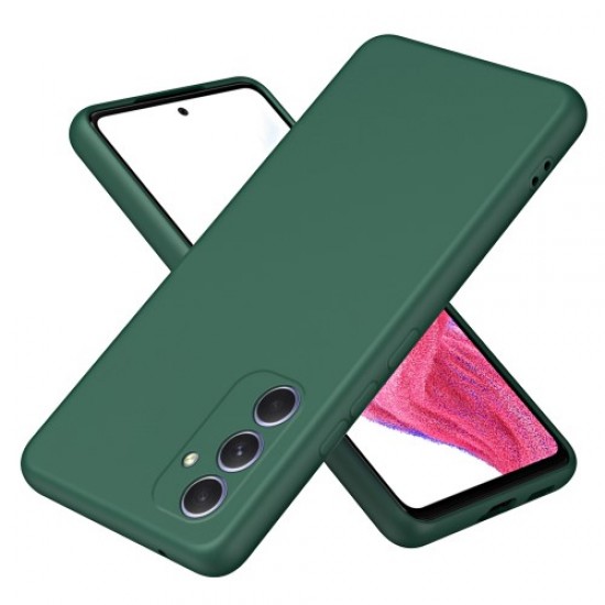 For Samsung Galaxy A55 5G Phone Case Rubberized TPU Cover 2.2mm Thickness - Green Samsung Cases Mobile