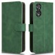 For TCL 40 Nxtpaper 4G Leather Case Skin-touch PU Leather Phone Cover Wallet Stand - Green TCL Mobile Cases