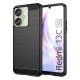 For Xiaomi Redmi 13C 4G / 5G / 13R 5G / Poco M6 / Poco C65 4G Case TPU Carbon Fiber Texture Cover - Black XIAOMI Cases Mobile
