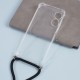 For Xiaomi Redmi 13C 4G / Poco C65 4G Case TPU Drop-resistant Phone Back Cover with Lanyard - Transparent XIAOMI Cases Mobile