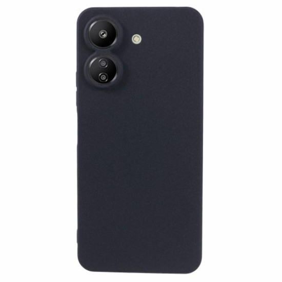 For Xiaomi Redmi 13C 4G / Poco C65 4G TPU Case Matte Non-Slip Protective Phone Cover - Black XIAOMI Cases Mobile