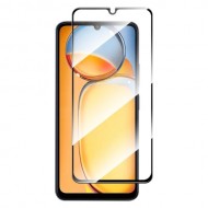 ENKAY HAT PRINCE Σκληρυμένο Γυαλί (Tempered Glass) Προστασίας Οθόνης Πλήρης Κάλυψης για Xiaomi Redmi 13C 4G / Poco C65 4G - Μαύρο
