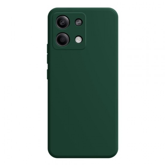 For Xiaomi Redmi Note 13 5G / 13 5G (China) Case Shockproof TPU Phone Cover with Straight Edge - Dark Green XIAOMI Cases Mobile