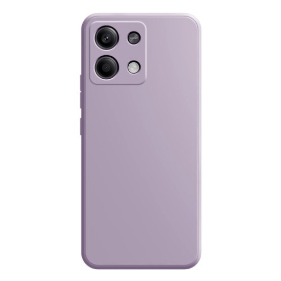 For Xiaomi Redmi Note 13 5G / 13 5G (China) Case Shockproof TPU Phone Cover with Straight Edge - Grass Purple XIAOMI Cases Mobile