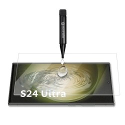 AMORUS Σκληρυμένο Γυαλί (Tempered Glass) Προστασίας Οθόνης με Υγρή Κόλλα και Λάμπα UV Πλήρης Κάλυψης για Samsung Galaxy S24 Ultra AMORUS Σκληρυμένο Γυαλί (Tempered Glass) Προστασίας Οθόνης με Υγρή Κόλλα και Λάμπα UV Πλήρης Κάλυψης για Samsung Galaxy S24 Ultra