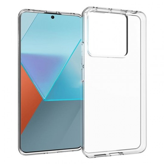 Phone Protector for Xiaomi Redmi Note 13 Pro 5G / Poco M6 Pro Case Transparent TPU Phone Shell (Big Rear Lens Hole) XIAOMI Cases Mobile