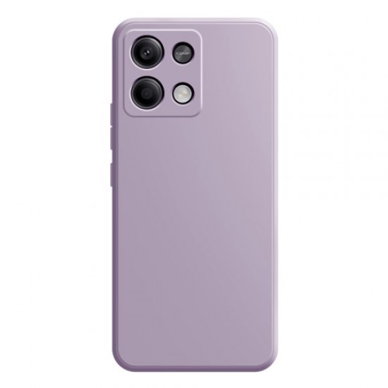 For Xiaomi Redmi Note 13 Pro 5G Shockproof Case TPU Phone Cover with Straight Edge - Grass Purple XIAOMI Cases Mobile