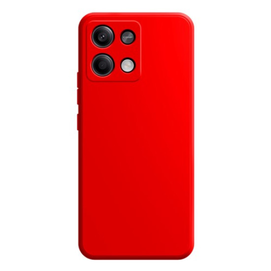 Θήκη Σιλικόνης TPU με Εσωτερική Επένδυση για Xiaomi Redmi Note 13 Pro 5G - Κόκκινο XIAOMI Θήκες Κινητών
