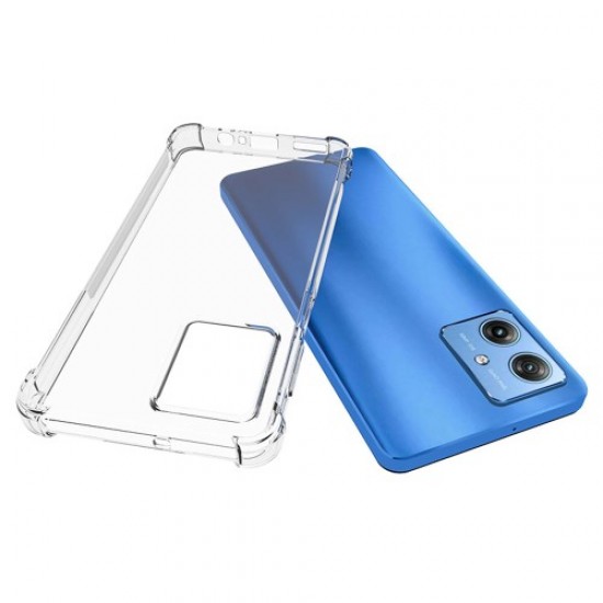 Clear Phone Cover for Motorola Moto G54 5G . Slim-fit Soft TPU Case Anti-slip Smartphone Shell Motorola Cases Mobile