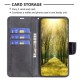 For Motorola Moto G54 5G Case Textured PU Leather Wallet Stand Flip Phone Cover - Black Motorola Cases Mobile