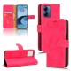 For Motorola Moto G14 4G Dustproof PU Leather Wallet Stand Case Skin-touch Full Protection Phone Cover - Rose Motorola Cases Mobile