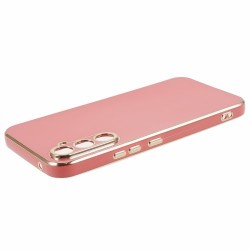 For Samsung Galaxy A25 5G (Global) (161.0 x 76.5 x 8.3mm) Glossy TPU Phone Case 6D Electroplated Shockproof Flexible Cover - Red For Samsung Galaxy A25 5G (Global) (161.0 x 76.5 x 8.3mm) Glossy TPU Phone Case 6D Electroplated Shockproof Flexible Cover - Red