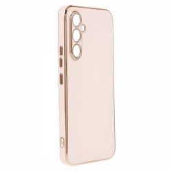 For Samsung Galaxy A25 5G (Global) (161.0 x 76.5 x 8.3mm) Glossy TPU Phone Case 6D Electroplated Shockproof Flexible Cover - Pink For Samsung Galaxy A25 5G (Global) (161.0 x 76.5 x 8.3mm) Glossy TPU Phone Case 6D Electroplated Shockproof Flexible Cover - Pink