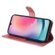 For Samsung Galaxy A25 5G (Global) (161.0 x 76.5 x 8.3mm) Case PU Leather Magnetic Closure Phone Cover - Pink Samsung Cases Mobile