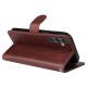 For Samsung Galaxy A25 5G (Global) (161.0 x 76.5 x 8.3mm) Case PU Leather Magnetic Closure Phone Cover - Brown Samsung Cases Mobile