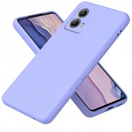 For Motorola Moto G53 5G TPU Case Fiber Lining 2.2mm Anti-drop Phone Cover - Purple