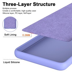 For Motorola Moto G53 5G TPU Case Fiber Lining 2.2mm Anti-drop Phone Cover - Purple For Motorola Moto G53 5G TPU Case Fiber Lining 2.2mm Anti-drop Phone Cover - Purple