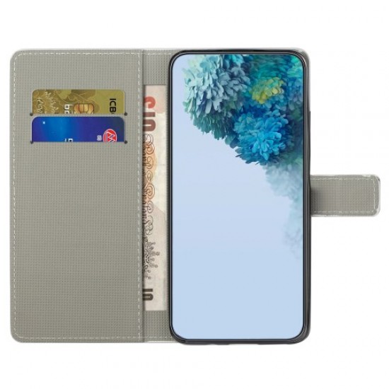For Motorola Moto G53 5G / G23 4G / G13 4G Stand Phone Case PU Leather Pattern Printing Phone Wallet Cover - Don't Touch My Cell Phone Motorola Cases Mobile