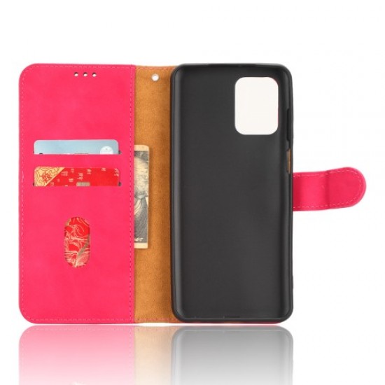 For Motorola Moto G13 4G / G23 4G / G53 5G PU Leather Phone Case Stand Skin-touch Feeling Flip Wallet Cover - Rose Motorola Cases Mobile