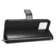 For Motorola Moto G72 4G Anti-scratch PU Leather Wallet Magnetic Phone Case Flip Stand Feature Crazy Horse Texture Cover with Strap - Black Motorola Cases Mobile