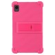 Protective Cover for Realme Pad Mini 8.7-inch with PC Kickstand. Scratch Resistant Soft Silicone Tablet Case - Rose Oppo Realme Tablet Cases