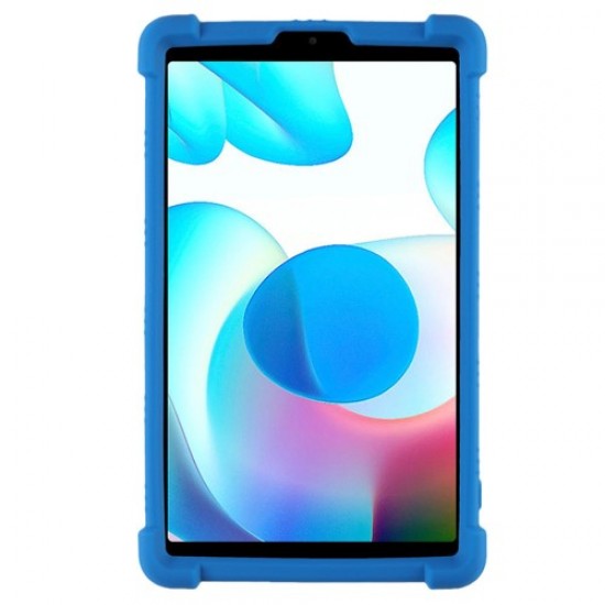 Protective Cover for Realme Pad Mini 8.7-inch with PC Kickstand. Scratch Resistant Soft Silicone Tablet Case - Dark Blue Oppo Realme Tablet Cases
