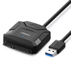 UGREEN 20231 SATA to USB 3,0 Adapter Cable for 3,5/2,5 Inches SSD HDD SATA III Hard Drive Disk Converter for Samsung Seagate WD  UGREEN 20231 SATA to USB 3,0 Adapter Cable for 3,5/2,5 Inches SSD HDD SATA III Hard Drive Disk Converter for Samsung Seagate WD
