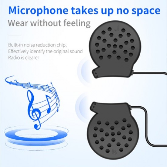 M01 Multifunction Headphone Bluetooth 5.0 Helmet Headset HiFi Sound Water Resistant Auto Answer Earphone Support HFP/HS/A2DP/AVRCP Bluetooth Headsets / Speakers