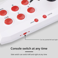 X6 Dual Game Console Game Stick Buttons Fighting Arcade Gamepad Joystick Support 2000 Games - Red X6 Dual Game Console Game Stick Buttons Fighting Arcade Gamepad Joystick Support 2000 Games - Red