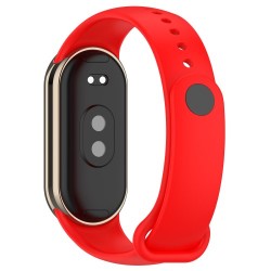 Λουράκι Σιλικόνης για Xiaomi Smart Band 8 - Κόκκινο