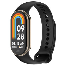 Λουράκι Σιλικόνης για Xiaomi Smart Band 8 - Μαύρο