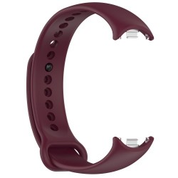 Λουράκι Σιλικόνης για Xiaomi Smart Band 8 - Κόκκινο του Κρασιού