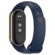 For Xiaomi Smart Band 8 Silicone Watch Bands Strap Replacement with Metal Connector - Midnight Blue Gadgets - Toys - Hobby
