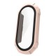 For Xiaomi Smart Band 8 Hard PC Watch Case Protective Frame with Integrated HD Glass Film - Pink Gadgets - Toys - Hobby