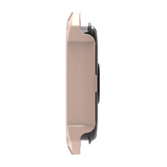 For Xiaomi Smart Band 8 Hard PC Watch Case Protective Frame with Integrated HD Glass Film - Pink Gadgets - Toys - Hobby