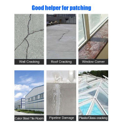 5mx15cm Butyl Rubber Tape Aluminum Foil Waterproof Sealant Tape for Repairing Crack Leak 5mx15cm Butyl Rubber Tape Aluminum Foil Waterproof Sealant Tape for Repairing Crack Leak