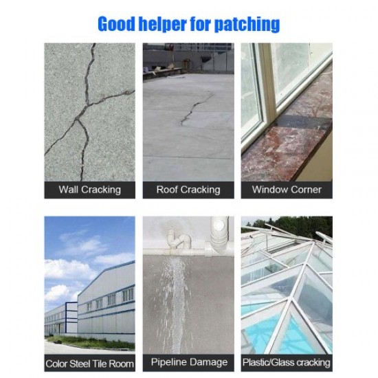 5mx15cm Butyl Rubber Tape Aluminum Foil Waterproof Sealant Tape for Repairing Crack Leak Repair Tools