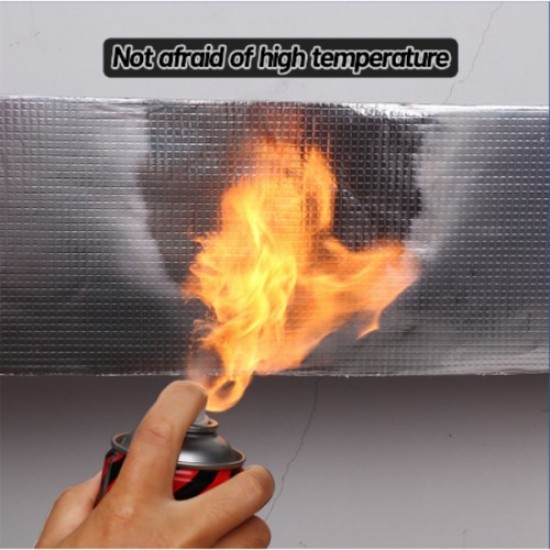 5mx15cm Butyl Rubber Tape Aluminum Foil Waterproof Sealant Tape for Repairing Crack Leak Repair Tools
