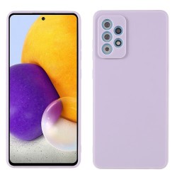 Drop Resistance TPU Soft Cover Shock Resistance Protective Back Shell for Samsung Galaxy A52 4G/5G / A52s 5G - Light Purple