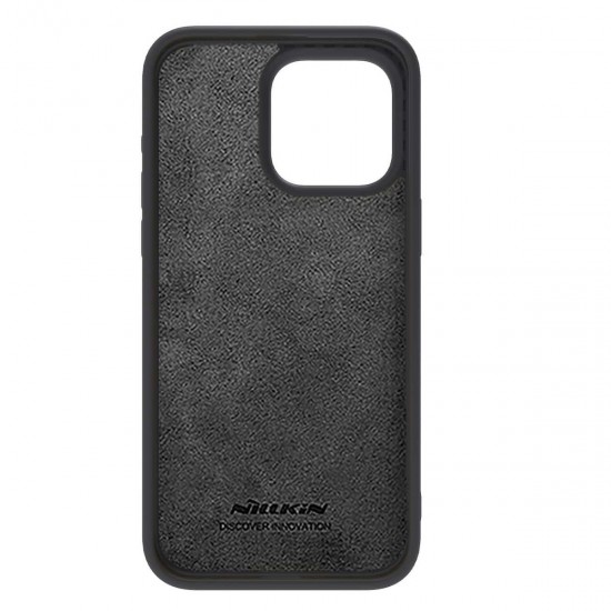 NILLKIN CamShield Silky Silicone Case για iPhone 15 Pro Max - Μαύρο Apple Θήκες Κινητών