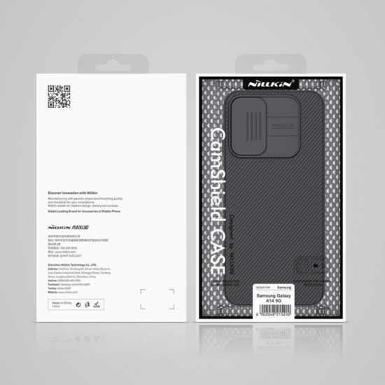 NILLKIN CamShield Slide Camera Protector Design Hard PC Cover Case for Samsung Galaxy A14 5G Samsung Cases Mobile