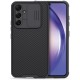 NILLKIN CamShield Pro PC Panel + TPU Frame Drop Resistant Cover Shell with Camera Cover for Samsung Galaxy A54 - Black Samsung Cases Mobile