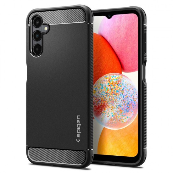 Spigen Rugged Armor Samsung Galaxy A14 LTE - Black (ACS05875) Samsung Cases Mobile