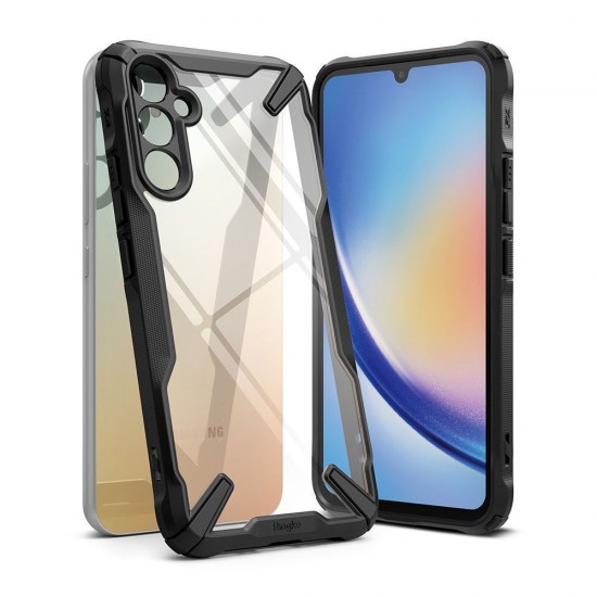 Ringke Fusion-X Samsung Galaxy A34 5G - Black  Samsung Cases Mobile
