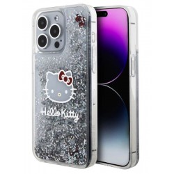 Hello Kitty Θήκη Πλάτης με Γκλίτερ για iPhone 15 Pro Max - Διάφανο
