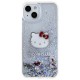 Hello Kitty Θήκη Πλάτης με Γκλίτερ για iPhone 15 - Διάφανο Apple Θήκες Κινητών