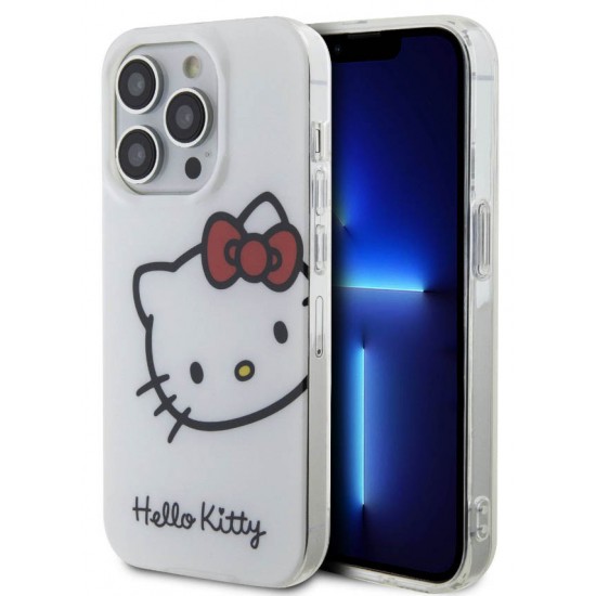 Hello Kitty Θήκη Πλάτης για iPhone 15 Pro - Λευκό Apple Θήκες Κινητών