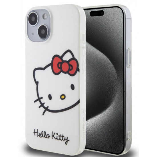 Hello Kitty Θήκη Πλάτης για iPhone 15 - Λευκό Apple Θήκες Κινητών